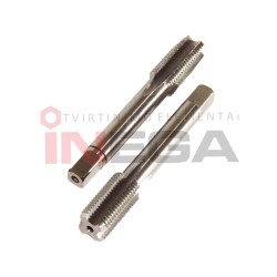 Smulkiasriegių sriegiklių komplektas (2vnt) DIN2181 HSS-G, 800N/mm²
