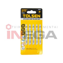 Siaurapjūklio pjūkliukai metalui T118B Tolsen Industrial 5 vnt.