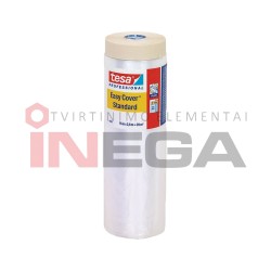 Apsauginė dažymo plėvelė su juosta TESA Easy cover standart Apsauginė dažymo plėvelė su juosta TESA Easy cover standart