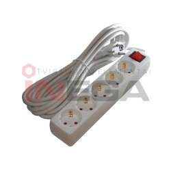 Ilgiklis su jungikliu „Okko“ 3x1,5mm² (230V;16A ;IP20) Ilgiklis su jungikliu „Okko“ 3x1,5mm² (230V;16A ;IP20)