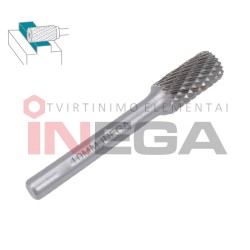 Kietmetalio freza DIAMOND CUT cilindro formos aštria briauna