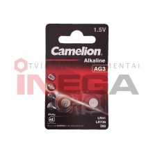 Mikro ličio elementai Camelion be gyvsidabrio LR41/AG3