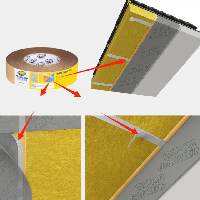 Dvipusė itin stipraus sukibimo juosta tvirtinimui HPX AIRTIGHT FIX Dvipusė itin stipraus sukibimo juosta tvirtinimui HPX AIRTIGHT FIX