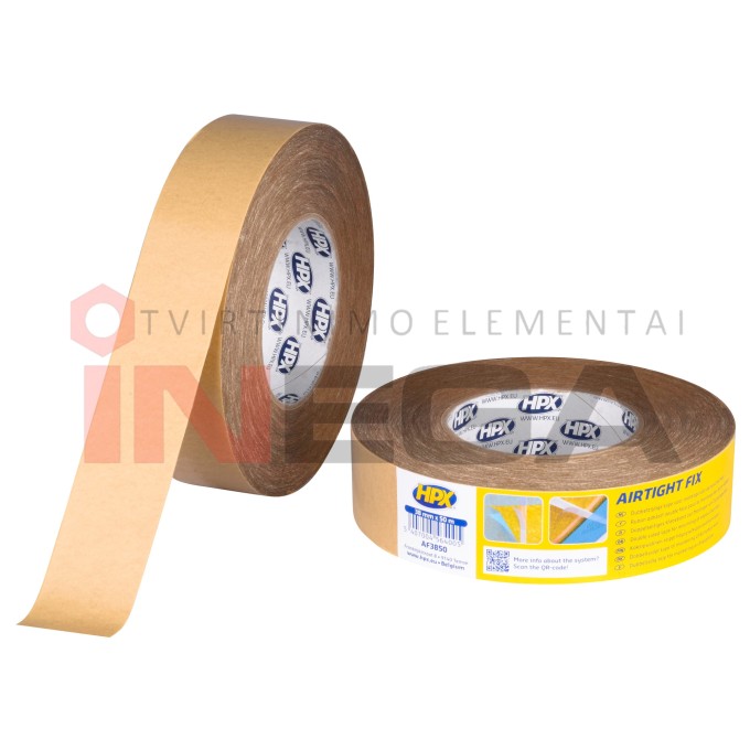 Dvipusė itin stipraus sukibimo juosta tvirtinimui HPX AIRTIGHT FIX Dvipusė itin stipraus sukibimo juosta tvirtinimui HPX AIRTIGHT FIX