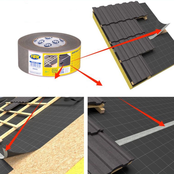 Lipni juosta stogų sandarinimui HPX AIRTIGHT ROOF Lipni juosta stogų sandarinimui HPX AIRTIGHT ROOF