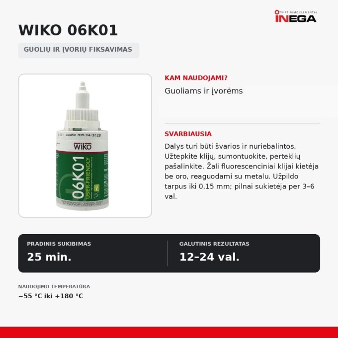 Stiprios fiksacijos klijai guoliams Wiko 06K01 Stiprios fiksacijos klijai guoliams Wiko 06K01